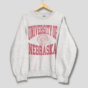 Vintage University of Nebraska Style Sweatshirt, Nebraska Cornhuskers Football